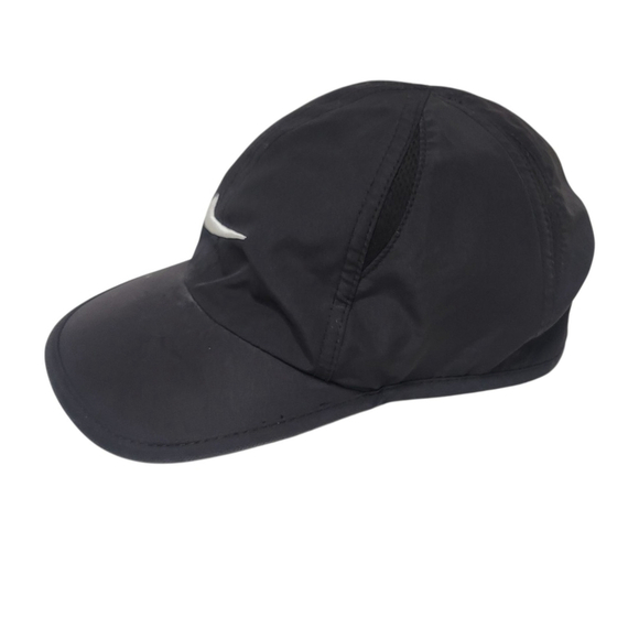 Nike FeatherLight Dri-Fit Hat Cap Black Unisex Toddler Tennis Excellent Cond. - Picture 5 of 8